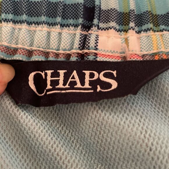 Chaps Laguna Blu Mens XXL Board Shorts Swim Trunks Drawstring Pockets - Picture 8 of 12